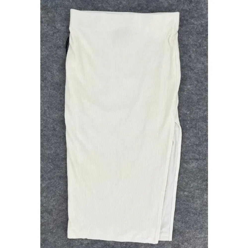 Stillwater The Rib Edit Skirt White Small